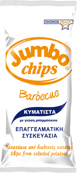 Chips BBQ Κυματιστά 280gr JUMBO 9τμχ/κιβ